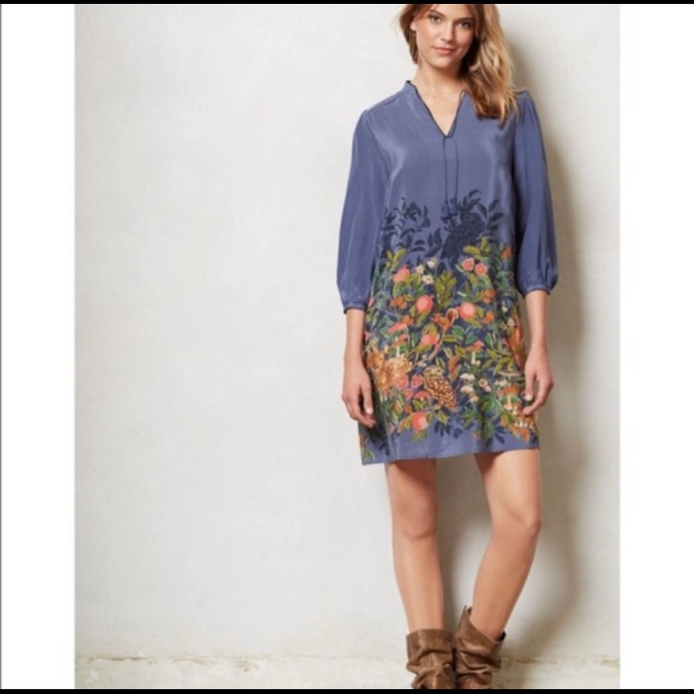Moulinette Soeurs Forest Animal Shift Dress
